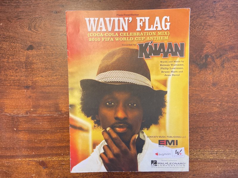 Wavin’ flag sheet music 